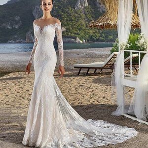 Eddy K "Bali" Wedding Gown with tags -Stunning